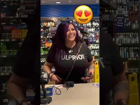 Cashier Shoots his Shot at MILF! #shorts #gasstation