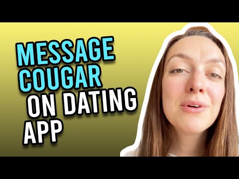 How To Message A Cougar On A Dating App