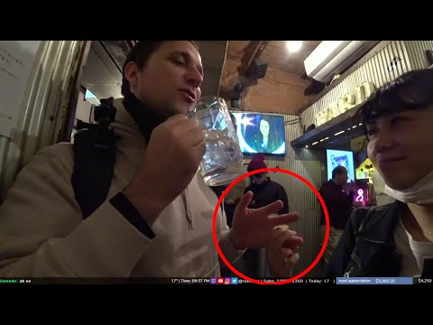 Japanese milf gets handsy with foreigner