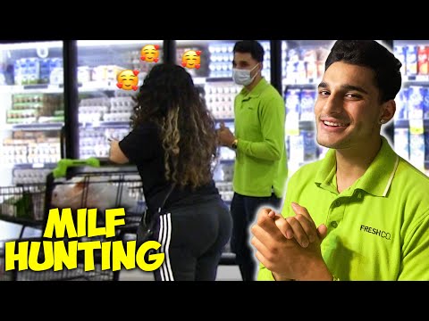 Pretending to Work at a Grocery Store *Milf Hunting