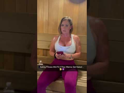 Asking Fitness MILFs If They Wanna Get Naked….👱‍♀️😈 #fitness #shorts
