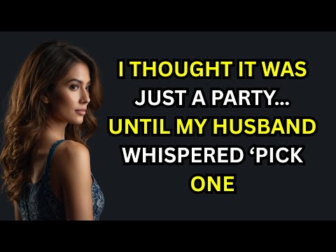 I Thought It Was Just a Party… Until My Husband Whispered ‘Pick One.