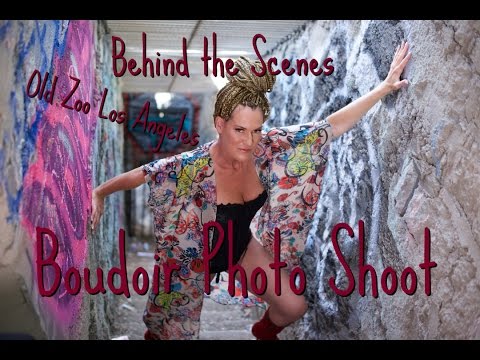 Los Angeles Old Zoo Boudoir Photo Shoot – Behind the Scenes