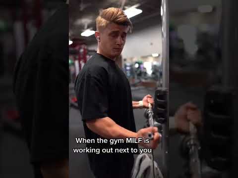 Pov: The Gym Milf Works Out Next You🤣🤣 #shorts