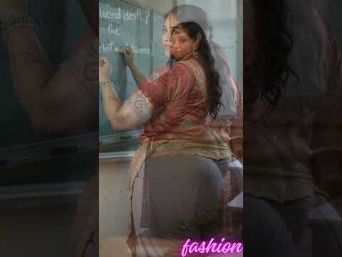 sexy milf teacher class m padhati hue  | desi BBW | hot aunty | big butt desi aunty | navel show |