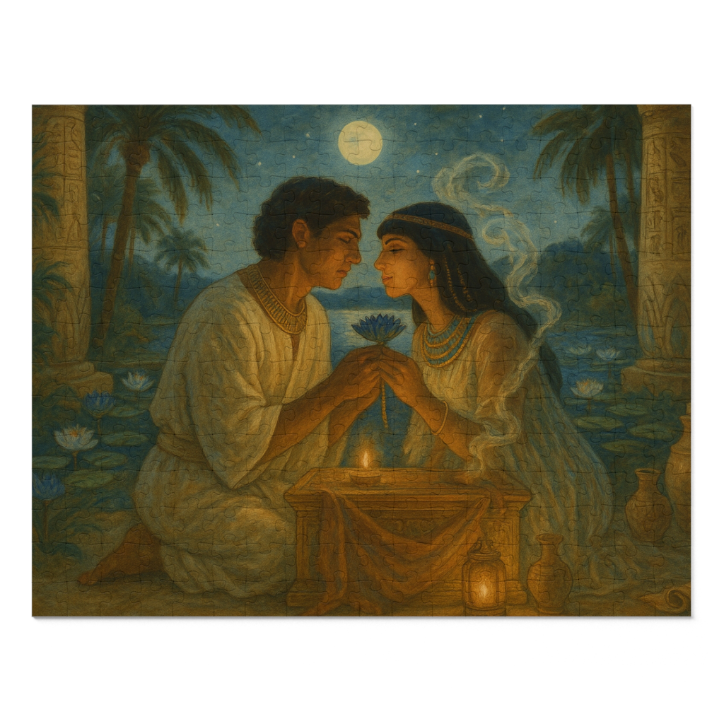 Blue Lotus Vow: Lovers' Ritual Puzzle in Ancient Egyptian Temple Garden ...