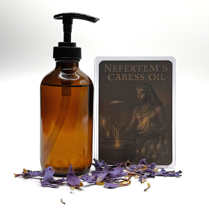 Nefertem's Caress | 24K Gold Lotus Massage Oil 8oz