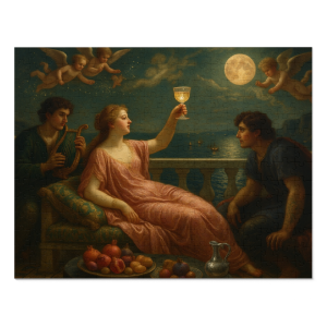 Moonlit Offering of Venus – Romantic Renaissance Puzzle (252 Pieces)